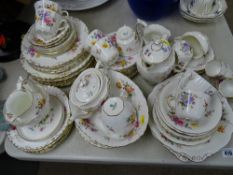 Large quantity of Royal Crown Derby and other floral decorated dinner and teaware