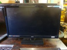 Small Bush TV/DVD player and an ironing board E/T