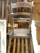 Antique farmhouse rocking chair and one other