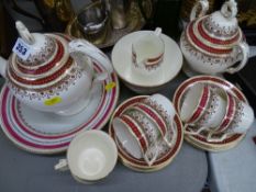 Parcel of Staffs teaware and similar items