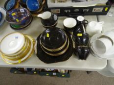 Mixed selection of vintage teaware by Coalport, Dakin etc