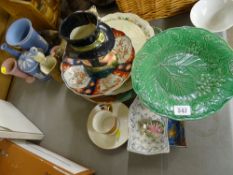 Parcel of good mixed pottery including commemorative, Jasperware including pink, Imari etc
