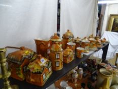Very impressive collection of cottage ware porcelain