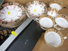 Vintage part teaset and a BT wireless hub