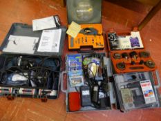 Excellent quantity of hobbyist power tools from Bosch, Burgess etc E/T