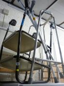 Parcel of mobility equipment, two walkers and crutches