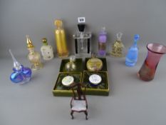 Good collection of vintage and other scent bottles etc