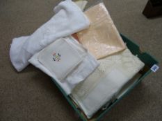 Box of table and other linen