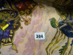 Oriental decorated throw