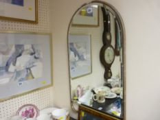 Bevelled edge wall mirror