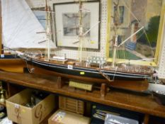 Excellent model of the Cutty Sark, approximately 3ft long