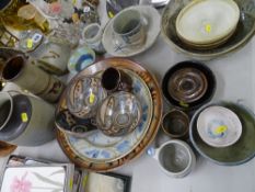 Good selection of contemporary studio pottery ware