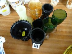 Small collection of mainly carnival glassware etc