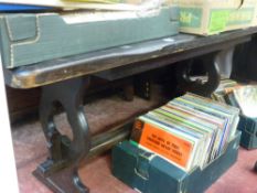 Priory style oak refectory table