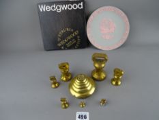 Wedgwood 1985 limited edition (5848/20000) 'Valentine's Day' plate, with certificate and two sets of