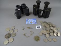 Pair of Carl Zeiss binoculars for Ross & Co, London, a modern Pentax Jupiter set 7x20 and a