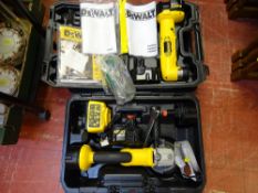 Excellent parcel of Dewalt power tools E/T