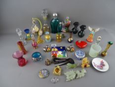 Quantity of vintage and other scent bottles and other collectables