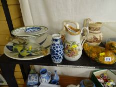 Parcel of mixed porcelain and glassware etc