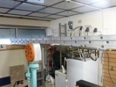 Excellent three section aluminium ladder