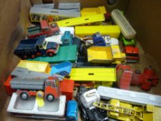 Box of assorted diecast vehicles, Corgi, Dinky etc