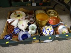 Quantity of art pottery and decorative cups and saucers etc