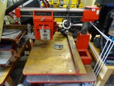 Shopmate radial arm saw, model S200T3