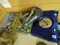 Quantity of vintage children's games including 'Scout's Station', 'Meganetics Magnetics' etc