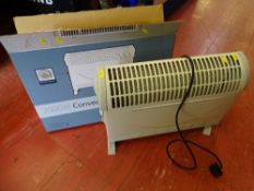 Pair of B & Q 2000w convector heaters E/T