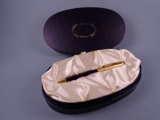 2002 Special Edition royal purple lacquer Sonnet Accession ballpoint pen with 23ct gold plated