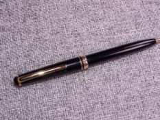 Vintage Black Montblanc Pix 276 Ballpoint Pen (engraved 