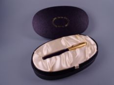 2002 Special Edition royal purple lacquer Sonnet Accession fountain pen with 23ct gold plated cap,
