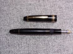 Vintage black Montblanc Masterpiece fountain pen