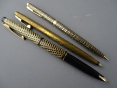 Sheaffer pens - Lady Paisley fountain pen, Imperial Sovereign ballpoint pen and another ballpoint