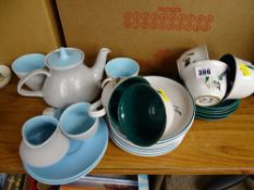Parcel of Denby Wheatsheaf teaware and Poole teaware etc