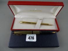 Sheaffer pens - Fashion slimline ballpoint pen (boxed) and a Lady 904 Paisley fountain pen (boxed)