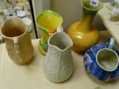 Quantity of Staffs jugs including Burleigh ware, Arthur Wood etc