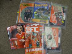 Parcel of Liverpool, Manchester Utd etc football programmes