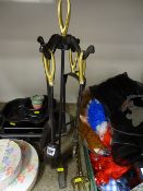 Fire irons set etc