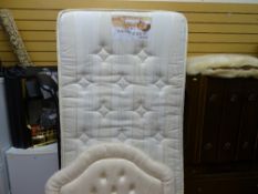 Single Sleepsound ortho divan bed and headboard