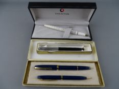 Sheaffer pens - Imperial I fountain pen and pencil set (boxed), Lady Skripsert X fountain pen (