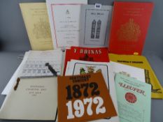 Parcel of commemorative brochures etc