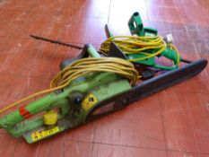 Qualcast hedge trimmer and one other E/T
