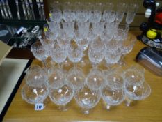 Fine collection of quality drinking glassware