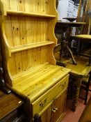 Small modern pine dresser