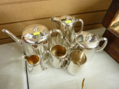 Electroplate coffee and tea service