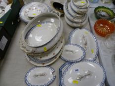 Parcel of vintage Staffs dinnerware