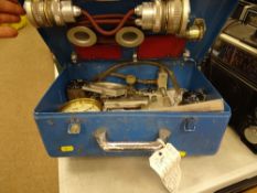 Rare box containing RAF testing equipment