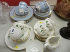 Parcel of Franconia teaware, Doulton teaware