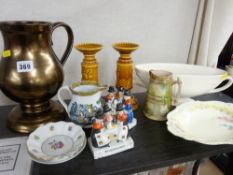 Quantity of mixed porcelain including Welsh Tea Party ornaments etc